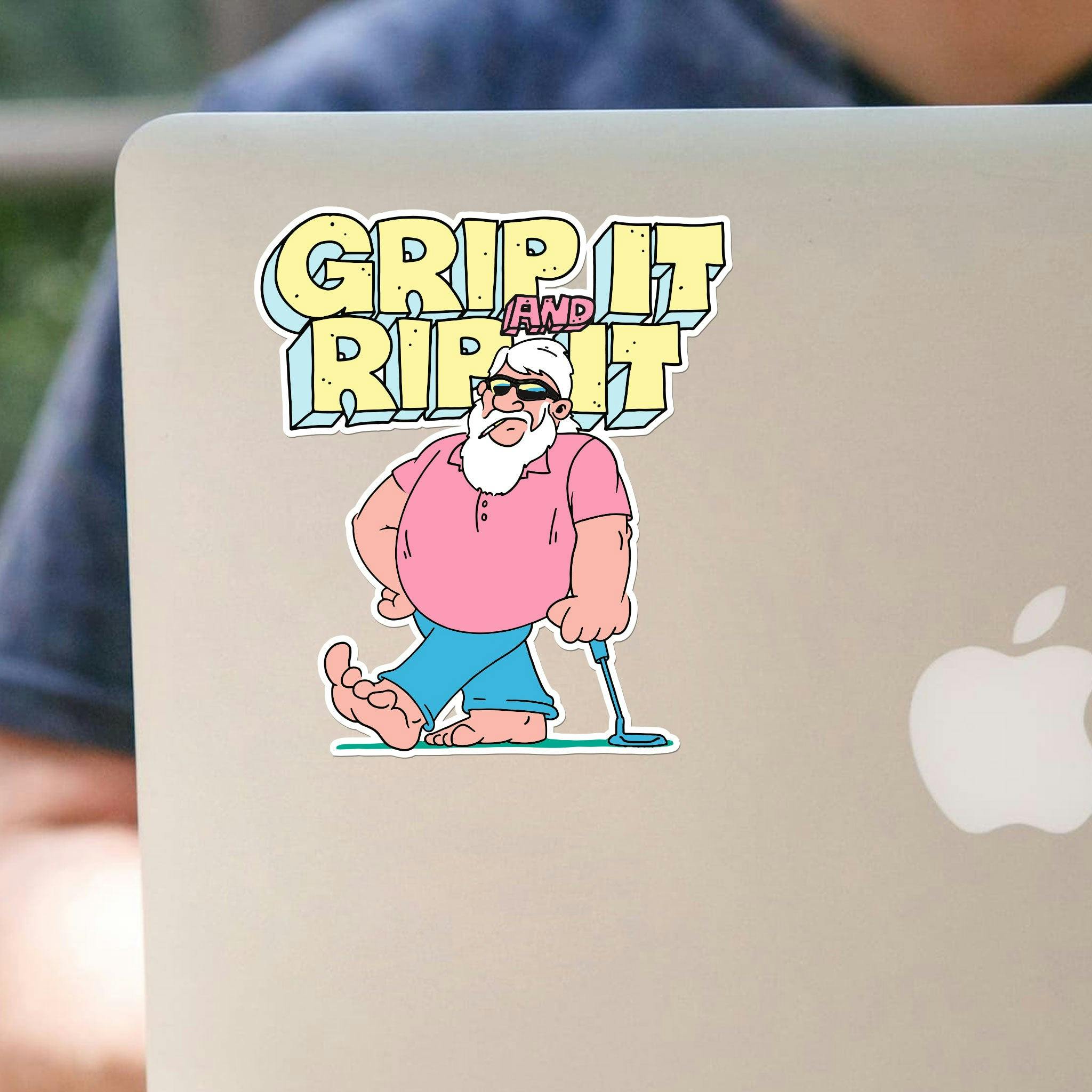 Old School Daly Sticker